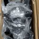 EMODA 5 Inch Box Spring Queen Size Bed Base, Heavy Duty Metal Queen Mattress Foundation with Fabric Cover, Easy Assembly, Black