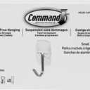 Command Small Clear Wire Toggle Hooks, 40 Wall Hooks and 48 Strips, Damage-Free Hanging with Adhesive, Great forHanging Christmas Decorations, Holds up to 0.5 lb