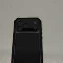 Marrkey Compatiable with iPhone 17 Pro Max Case,360 Full Body Protective Cover Heavy Duty Shockproof [Tough Armour] Aluminum Alloy Metal Case with Silicone Built-in Screen Protector - Black