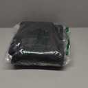 SHACOS Bathroom Rugs Sets 3 Piece with Toilet Lid Cover, 16"x24"Bath Mat and 20"x24" U-Shape Contoured Toilet Mat Machine Washable Shaggy Absorbent Bath Rugs (Black)