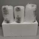 Gold Pendant Light Fixtures, 3 Pack Modern Pendant Lighting with Clear Striped Glass Shade, Hanging Pendant Lights Kitchen Island, Farmhouse Pendant Lighting for Dining Room Bedroom Bathroom