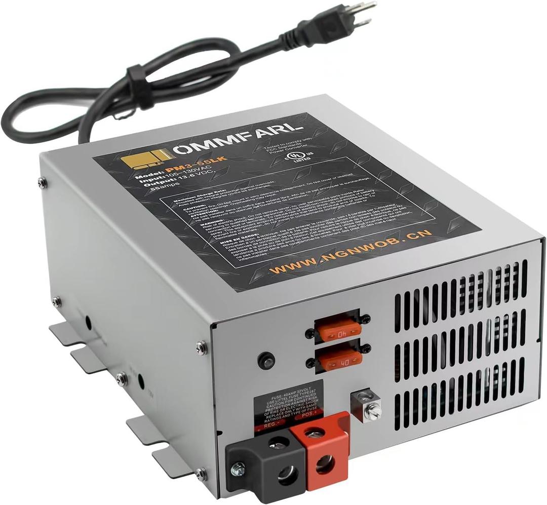 RV Converter | Multiple Capacities | RV Power Converter | RV Battery Charger Power Supply (55 Amp)
