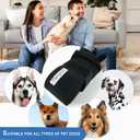 Dog Knee Brace for Torn ACL Hind Leg Adjustable Canine ACL/CCL & Cruciate Ligament Support, Arthritis Pain Relief, Durable Stabilizer Wrap, Black, Large