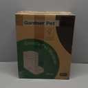 Gardner Pet Automatic Dog Water Dispenser Gravity Waterer with Stainless Steel Bowl Water Dispenser 8.5L Large Capacity Water Feeder with Filters for Dogs Cats Pets, BPA-Free Noise-Free (White, 8.5L)