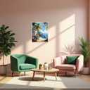 obterie Beach Paint by Numbers Kit for Adults Beginner Scenery Oil Painting Kit Adult Paint by Number Kits on Canvas DIY Painting for Beginners Art by Numbers for Gifts Home Wall Decor 16x20 Inch (YF040)