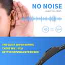 Gavimnal 26"+17" Silicone Wiper Blades Replacement For Honda CRV 2017-2022 Nissan Pathfinder 2013-2020 Rogue 2014-2025 Subaru Forester 2012-2018,All-Season Front Windshield Wiper Blades(Set of 2)