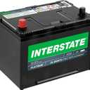 Interstate Batteries Car Battery 12V 60Ah 740CCA Group 34 AGM, Group Size 34