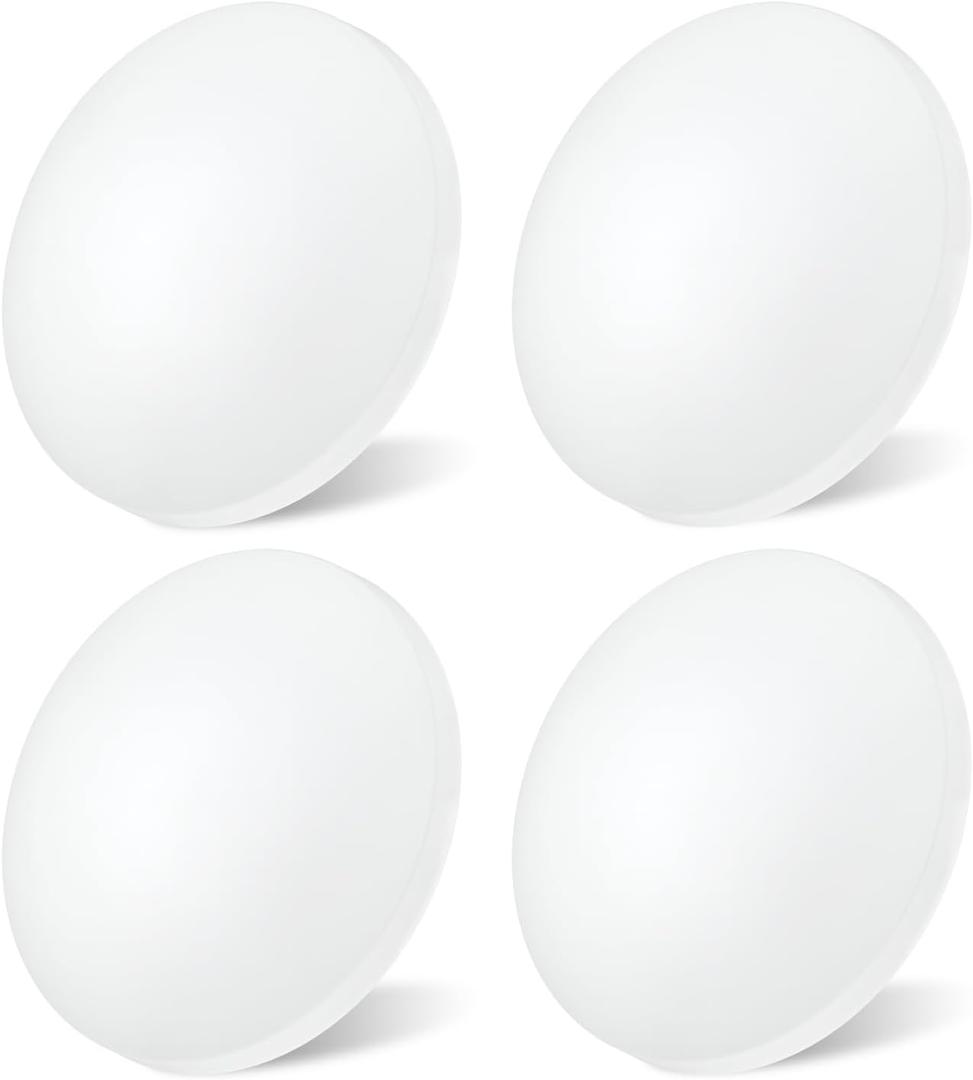 4 Pack 4.5 Inch 12V RV Interior LED Puck Light 360LM Surface Mount Ceiling Dome Light for Camper Van Travel Trailer Boat Truck Caravan Interior Lighting(4000K)