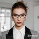6 x Blue Light Glasses for Woman, Small Square Fashion Computer Glasses - Lightweight & UV Protection