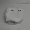 ChrisDowa White 100% Blackout Curtains 90 inch Long for Bedroom with Black Liner, 2 Thick Layers Total Blackout Thermal Insulated Grommet Long Window Curtains 2 Panels Set (Pure White, 52 x 90 Inch)