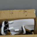 Widluth 22“ Farmhouse Wooden Chandelier Modern Vintage 5-Lights Candle Style Chandeliers with Wood Finish Metal Industrial Retro Rustic Black Chandelier for Dining Room, Kitchen, Living Room, E12