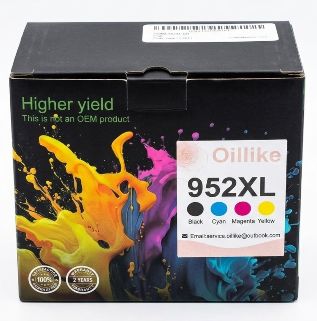 952XL Ink Cartridges Combo Pack Compatible Replacement for HP 952 Ink Cartridges 952 XL HP952XL 8710 7740 8720 8715 Printer for OfficeJet 8725 8210 8702 8740 7720 8730 8216 Cyan Magenta Yellow