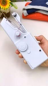 Handheld Sewing Machine Portable Mini Cordless Stitch Tool for Fabric Clothing