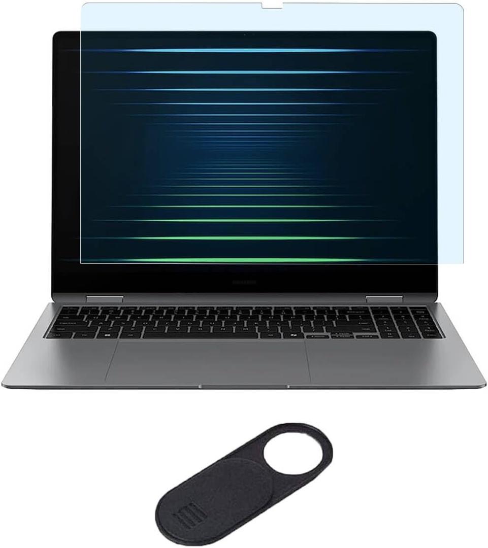 Screen Protector for 16" Samsung Galaxy Book5 Pro 360 & Galaxy Book5 Pro & Galaxy Book4 Edge & Galaxy Book4 / 3 Ultra & Galaxy Book4 Pro 16 inch, Anti-Blue Light Glare UV Filter, Anti Fingerprint