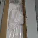 2pcs 5 Arm Floor Candelabra,Acrylic Floor Candle Holder for Wedding Centerpiece Tall Clear Candle Holders for Ceremony Birthday Party Home Decoration Fit 0.8 LED Candles