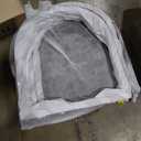 26" H Counter Height Bar Stools Set of 2, Modern Linen Fabric Upholstered Barstools with Backrest for Kitchen Island, Gold Metal Frames, Green