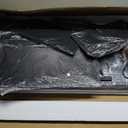 55 Inch Computer Gaming Desk with Power Outlets LED Lights, Reversible Home Office Desk with Adjustable Fabric Drawers for Working Writing Study, Black Oak