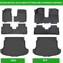 for Honda CRV Floor Mats 2007 2008 2009 2010 2011 LX/SE/EX/EX-L Car Mats for Honda CR-V Accessories All Weather Cargo Liner