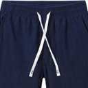 2 x Boys Corduroy Pants Soft Sweatpants Elastic Waist Joggers Pants Casual Long Trousers (Gray)