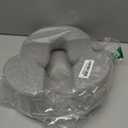 Face Down Pillow for Bed, Massage Headrest Face Pillow After Eye Surgery, Memory Post-Eye Recovery or Beach Tanning, Prone Sleepers with Breathable Design, Removable Grey Cover(Light Gray)