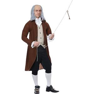 California Costumes mens Benjamin Franklin - Colonial Man - Adult Costume Size XL