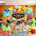 Kindergarten Graduation Balloon Arch Kit, Kindergarten Graduation Party Decorations, Colorful Latex Balloons with Owl Diploma Star Foil Balloons for Preschool Grad & Classroom Decor