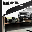 JIEREPU Trunk Cargo Security Cover for Ford Explorer ST Sport XLT - Enhanced Privacy, UV Protection, and Easy Installation - for Ford Explorer Accessories 2020 2021 2022 2023 2024 2025