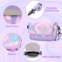 Choco Mocha Girls Purses for Kids 6-8, Girls Crossbody Purse for Kids (Purple)