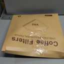 Coffee Filters,200 Count Disposable Coffee Paper Filters, Size 04 Unbleached Cone Filters 2-4 Cup, Filters For Pour Over and Drip Coffee Maker (200, V02)