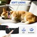 AirTag Dog Collar, IP68 Waterproof Air Tag Dog Collar Holder, Reflective, Ultra-Durable, Comfortable Padded, Heavy Duty Dog Collars for Small Medium Large Dogs-Pink-S