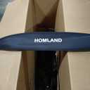 HOMLAND Rollator Walkers for Seniors with Seat, 8" All Terrain Wheels, Durable Aluminum Frame, Lightweight Foldable Walker with Ergonomic Seat, Height Adjustable Rolling Walker