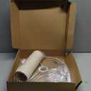 Beige Lamp Shade, Large Drum Lampshade 13''Top X 13'' Bottom X 10'' High, Replacement Lamp Shade Natural Linen Hand Crafted for Table Lamps Floor Lamps Chandelier Lamp, Easy Assembly Required