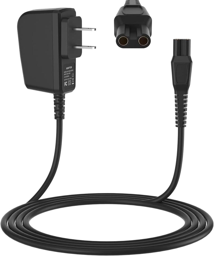 15V Charger Cord Fit for Philips Norelco HQ8505 3000 5000 6000 7000 9000 Series, Multi groom MG5750 MG7750 MG7770 MG7790 QP6531 BG7030 BG7040 BG5025 S9987 Shaver Trimmer Power Cord
