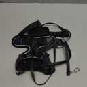 Black Chest and Back Cover No-Pull Dog Harness and Leash Set  Adjustable Reflective Soft Padded Pet Vest for Walking & Training (Small)