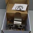 Ultimate Unicorn 8 inch Bathroom Faucet Brushed Metal, Waterfall Bathroom Faucet with Metal Pop-up Sink Drain Stopper and 2 Supply Hoses,2 Handle Widespread Faucets for Vanity Sink 3 Holes