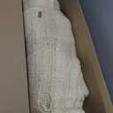 Natural Jute Cotton Area Rug - 8x10 Rug - Boho Rugs for Living Room, Bedroom, Dining Room, Hallway, Office, Entryway - Rustic Vintage Bohemian Carpet Home Dcor - Hand Woven Rugs 8x10 ft