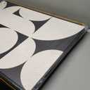 Framed Black and White Abstract Wall Art, Large Modern Canvas Prints Paintings Artwor for Walls, Minimalist Geometric Pictures for Living Room, Bedroom, Dining Room, Entryway Wall Decor 24x36 In