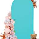 Arch Covers,Arch Backdrop Stand Fitted Cover for Wedding Birthday Party Ceremony Banquet Decoration(6.6FT,Sky Blue,Cover Only)