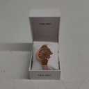 Nine West Women's Floral Dial Smooth Strap Watch (Pink/Rose Gold)