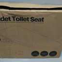 Bidet Toilet Seat, Electric Smart Heated Toilet Seat, Feminine & Front Rear Wash, Instant Warm Water & Dryer, Self-Clean Nozzle, Soft Closed Toilet Lid, Wireless Remote Night Light Elongated (White)