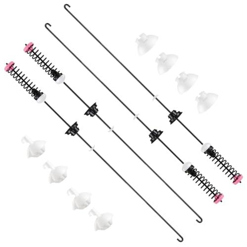 Upgrade (2026) W11130360 Washer Suspension Rod Kit 4pcs Compatible with Whirlpool Maytag Kenmore Washer, Replacement Part W10683562 W10859079 W10901041 W11033800 4843104 AP6262442 PS12347545