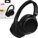 JVC Over Ear Wireless Active Noise Cancelling Headphones - Bluetooth 5.3 - Ambient Mode, 3 Audio Modes, Soft Comfort Pads, 35 Hr Battery, Foldable & Lightweight  Mic- Travel & All-Day Wear - HA-S75N