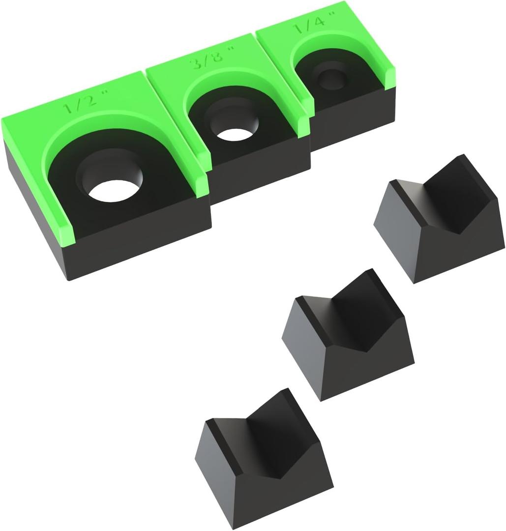 Ratchet Organizer Kit - 3 Pack Set, with Strong Magnets, Ratchet Organizer for Tool Box Drawer, Keep Tools Organized, for Garage, Workshop (Green/Black)