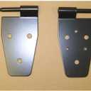 Rugged Ridge Door Hinge Kit for Jeep Wrangler YJ/TJ/LJ | Steel, Black | 11202.01 | Fits 1987-1995 Jeep Wrangler YJ; 1997-2006 Jeep Wrangler TJ; 2004-2006 Jeep Wrangler LJ