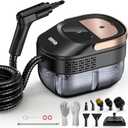 ODSD Steam Cleaner for Home & Car, 3-Level Adjustable Steamer for Cleaning, 15s Heat-Up & 1.6L Large Tank, Handheld Steam Cleaner for Car Detailing, Home, Tile, Grout,Furniture with 15pcs Accessories