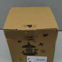 Metal Roof Bird Feeder - Chew Proof for Outdoor Hanging Wild Bird Seeds. Bronze (1.7lb:Bronze)