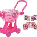 Minnie Happy Helpers Bowtique Shopping Cart Pink, 9.8 X 13.8 X 13.5 Inches