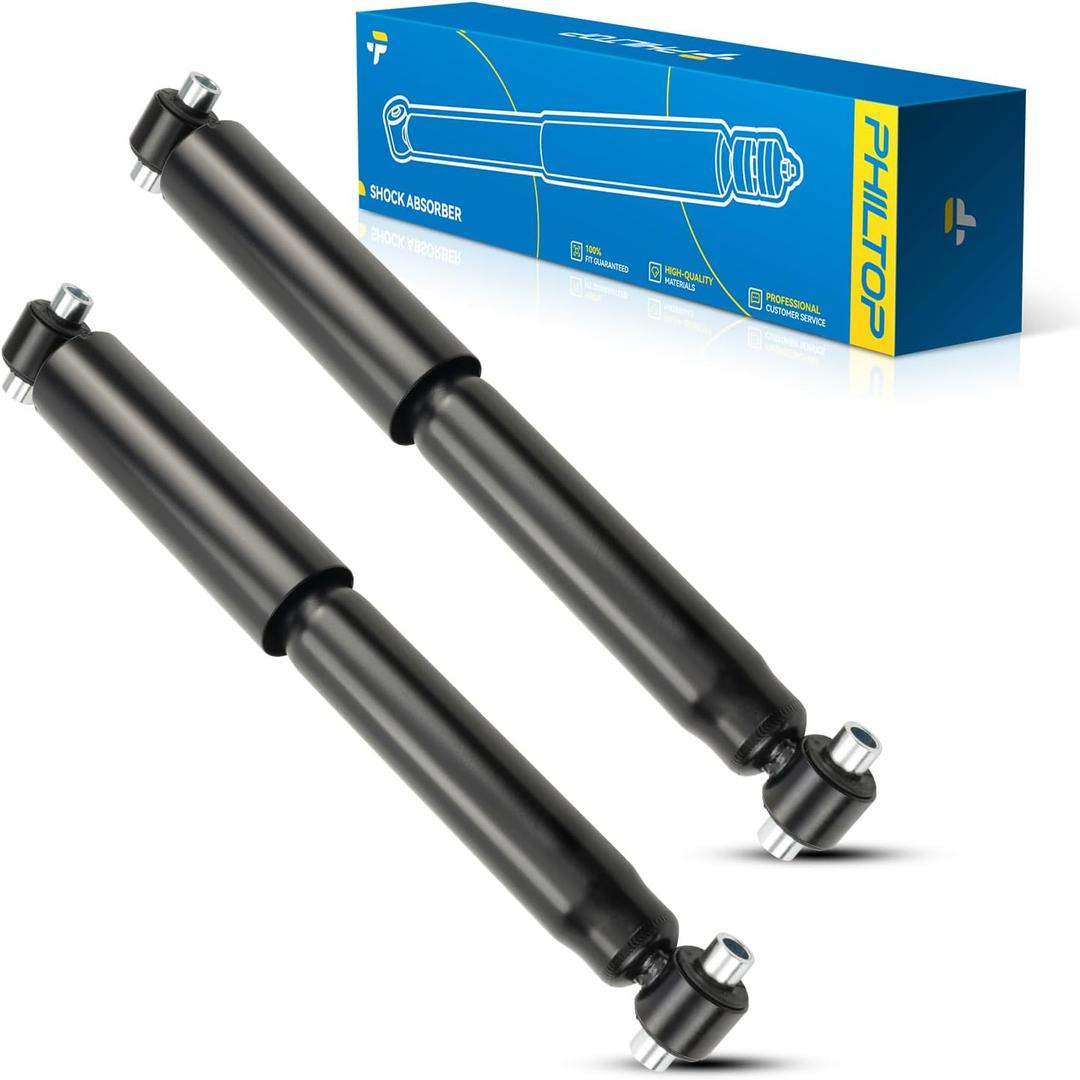 PHILTOP Rear Complete Struts Shock Absorber Compatible with 2006-2012 Fusion, 2003-2008 6, 2007-2012 MKZ, 2006-2011 Milan, 2006 Zephyr, Struts with Coil Spring Assemblies #OE 5784 * 2, 2 Packs