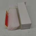 12 Pack 10"W x 2"H Acrylic Office Name Plates Name Labels for Wall, Clear Sign Holder for Wall Display, with Adhesive Backing