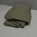 PHF Lightweight Waffle Weave Blanket Twin Size 66"x 90", Soft Woven Summer Blanket for Hot Sleepers - Aesthetic Home Decor for Couch Bed Sofa, Pet Friendly, Olive Green